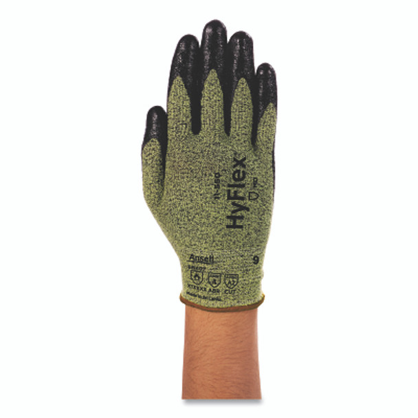 11-550 Cut Resistant Gloves, Size 9, Green/Black
