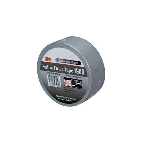 Value Duct Tapes 1900, Silver, 1.88 in x 50 yd