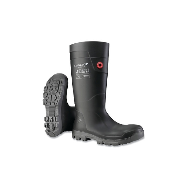 PUROFORT® Fieldpro Full Safety Boots, Size 6, Charcoal/Grey