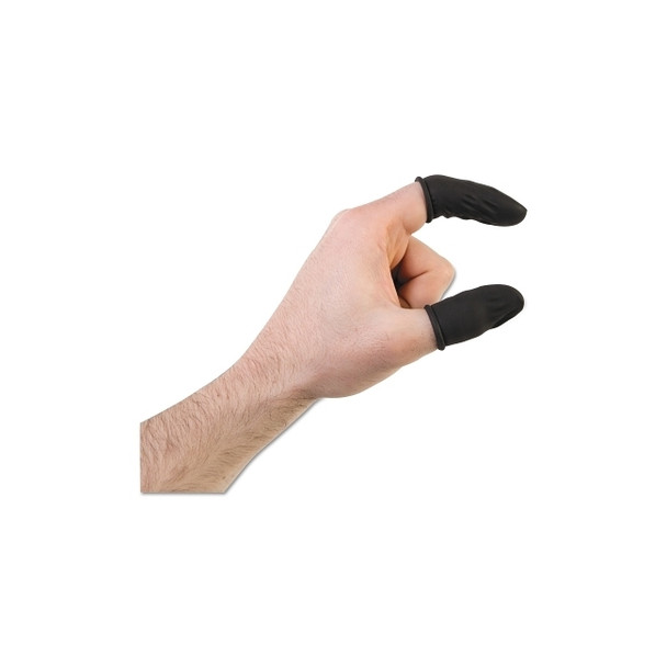 Nitrile Anti-Static Finger Cots, 145LNR, Rolled, X-Large, White Pack of 5