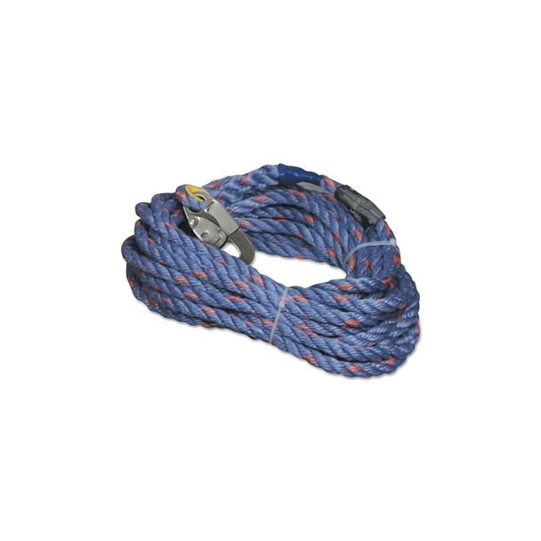 300L Rope Lifeline Series, 50 ft, Snap Hook and Loop, 310 lb