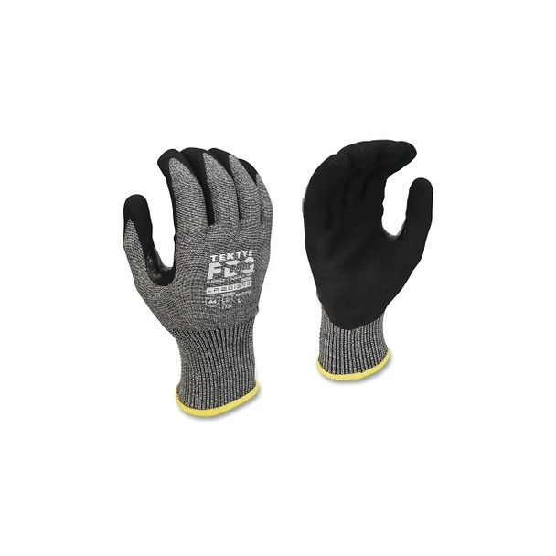 TEKTYE® Work Glove, A4 ANSI Cut, 13-gauge, FDG Reinforced Thumb, Small, Gray