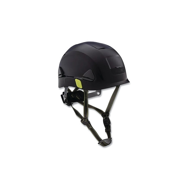 Fibre-Metal Climbing Style Safety Helmet, Type II, Dual Locking Rachet Suspension, Non-Vented, Black