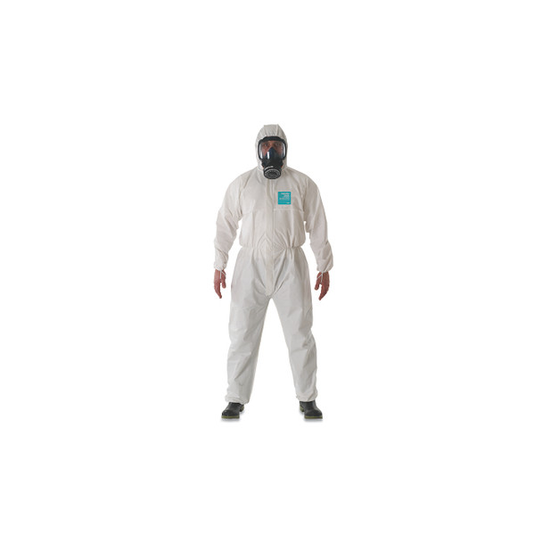 2000 Standard Bound Model 111 Coveralls, Hooded, Booted, White, 4X-Large