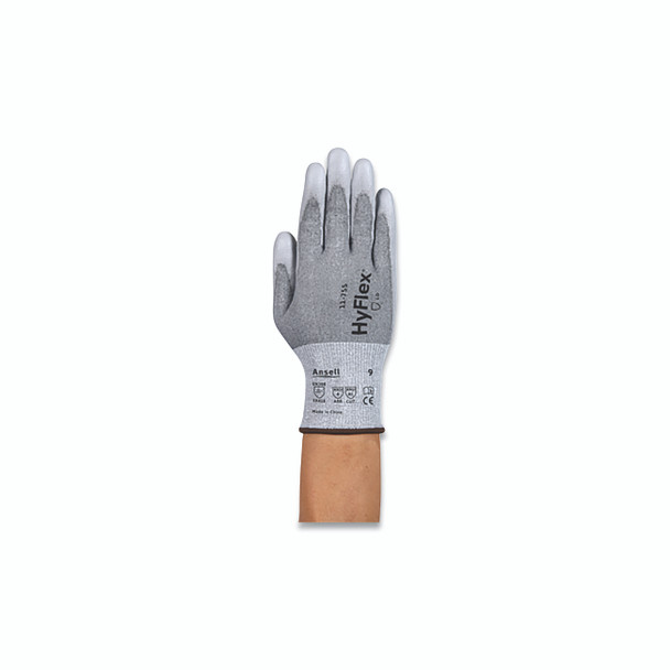 11-755 Cut Resistant Glove, Size 8, Gray