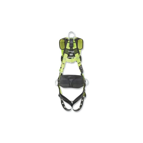 H500 Construction Comfort Full Body Harness, Back/Front/Side D-Rings, Univ, QC Chest/Leg Buckles