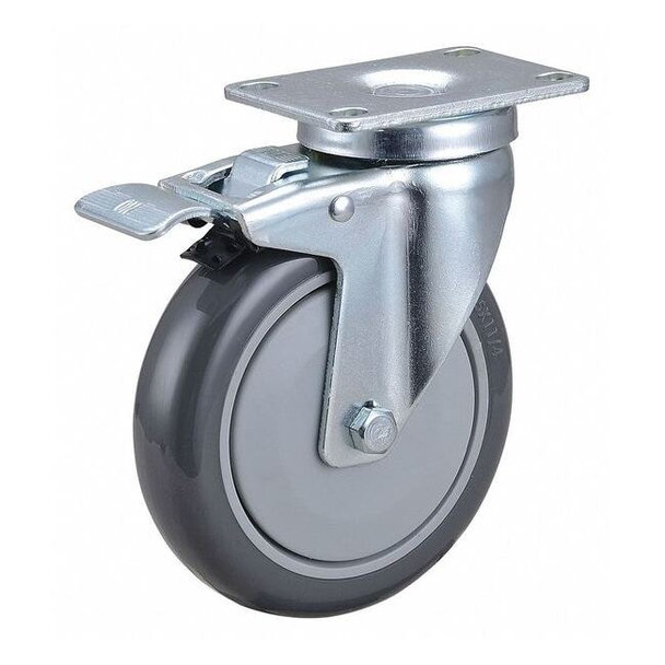 Manufacturer Varies PlateCaster,Swivel,Polyurethane,6 3/16"H 435X81