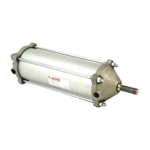 Air Cylinder, 3 1/2 in Bore, 8 17/25 in Stroke, Double Acting, Aluminum .