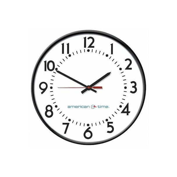 American Time Clock,Steel Case,Analog,2-1/2" D,110V U54BHAA404