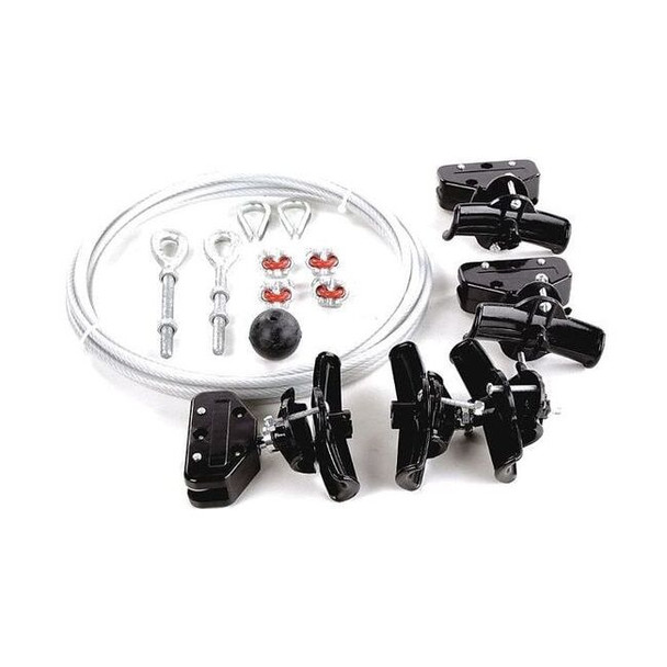 Dayton Festoon System Kit,1/4 In Rope,L 20 Ft 33N211