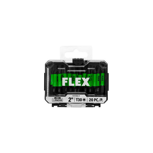 Flex T30 2"" Impact Driver Bit Pack of 20