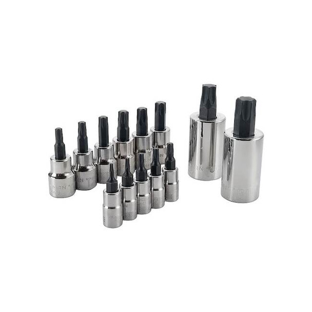 Craftsman 1/4 in, 3/8 in Drive Metric, SAE, Torx, 13 pcs CMMT49294