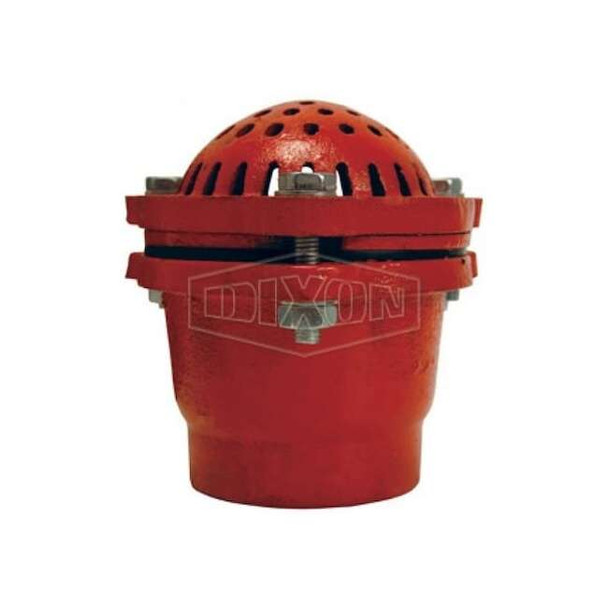 Dixon 4" Threaded Cast Iron Foot Valve DFVS40