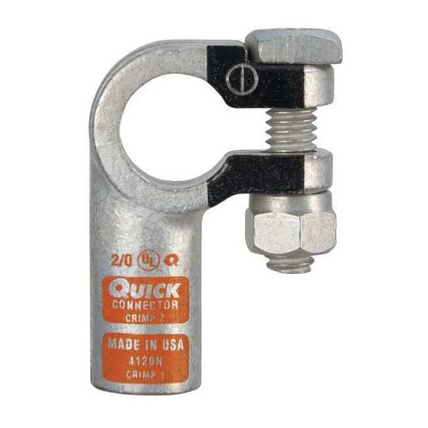 Fusion Right Elbow Terminal,2/0 ga,Orng,Neg 4120N