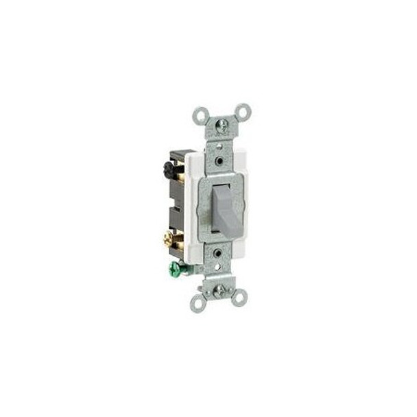Leviton AC Quiet Switch,Gray,4.1 in H CS420-2GY