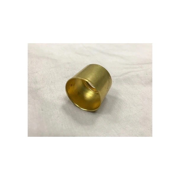Globe Commercial Products Crimp Hose Ferrule,1"L,Brass,PK25 B-500-SP1