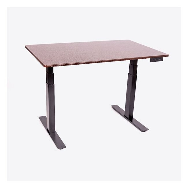 Luxor 48 in  3-Stage Dual Motor Electric Stand Up Desk STANDE-60-BK/DW