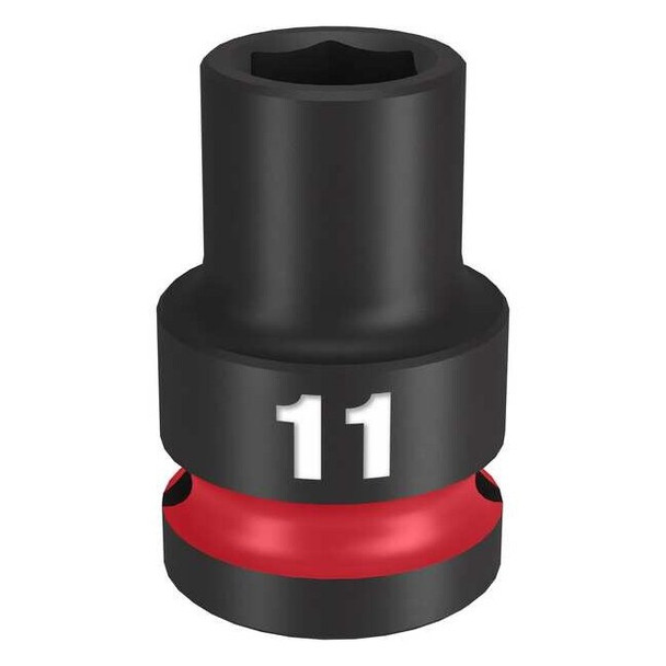 11mm SHOCKWAVE Impact Duty 1/2 in. Drive Standard 6 Point Impact Socket