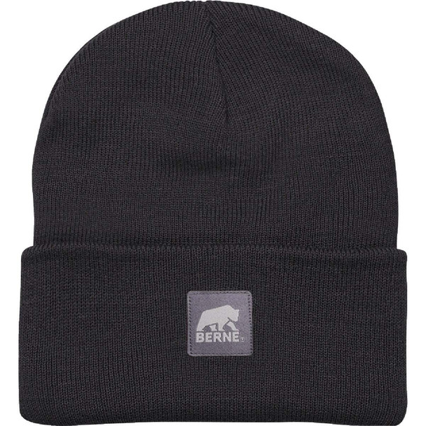 Berne Heritage Black Knit Cuff Beanie H150BKR400