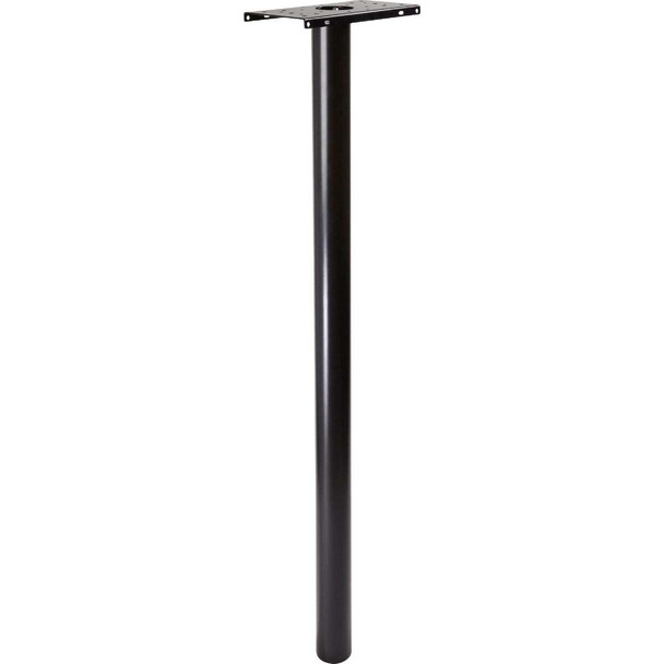 Architectural Mailboxes Pacifica In-Ground Steel Black Mailbox Post 7516B-10