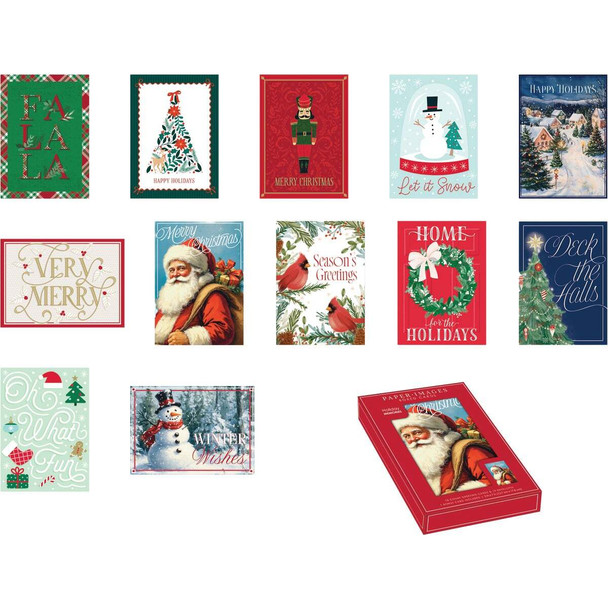 Paper Images 5 In. x 7 In. Boxed Christmas Cards (18-Pack) CBC518 Pack of 24