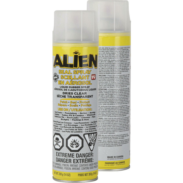 Alien 14 Oz. Seal Spray, Clear 9656