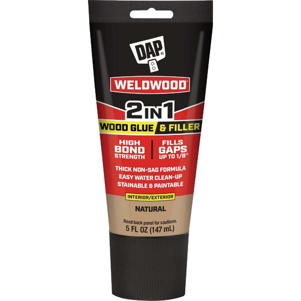 DAP Weldwood 5 Oz. 2-in-1 Wood Glue & Filler 7079800484