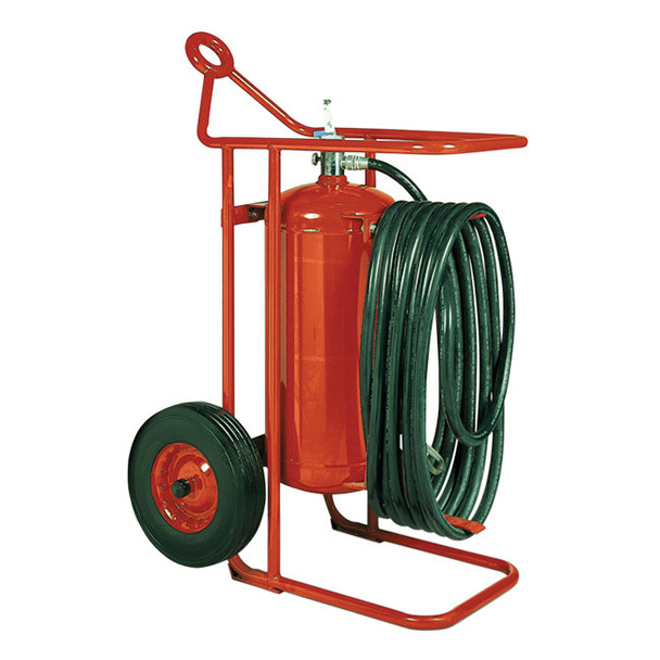 Badger™ 125 lb ABC Wheeled Stored Pressure Fire Extinguisher, 50' Hose