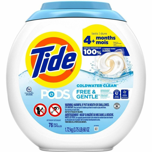 Tide Free & Gentle Laundry Detergent 09488