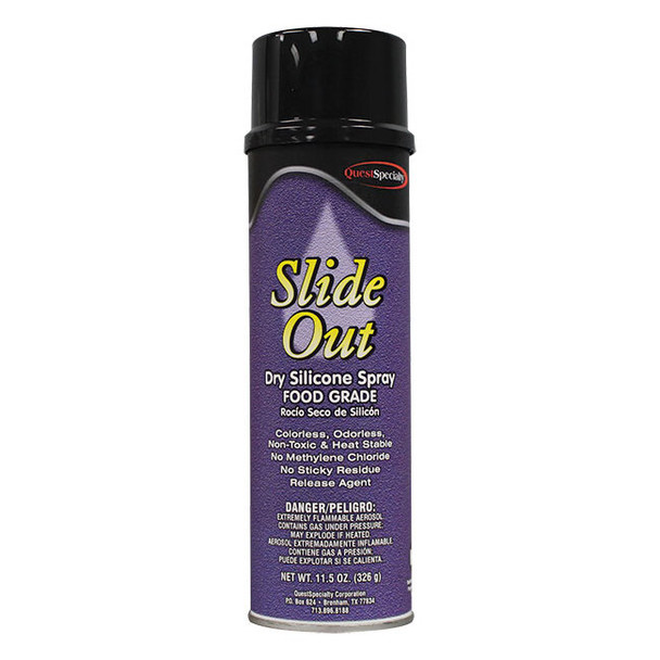 QuestSpecialty® Slide Out Dry Silicone Spray (Food Grade)