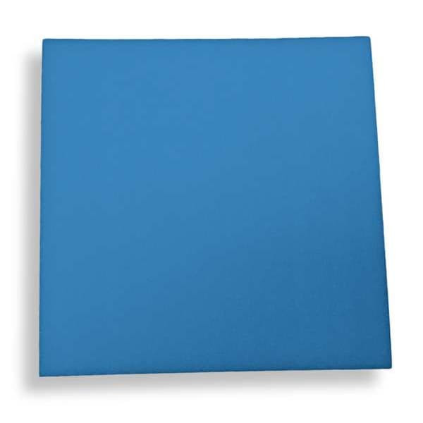 Foam Sheet, Crosslink, 48 in W, 48 in L, 3/4 in Thick, Blue
