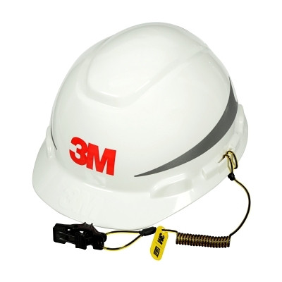 Hard Hat Tether, Used With 3M Hard Hats and Caps, Hat Clips