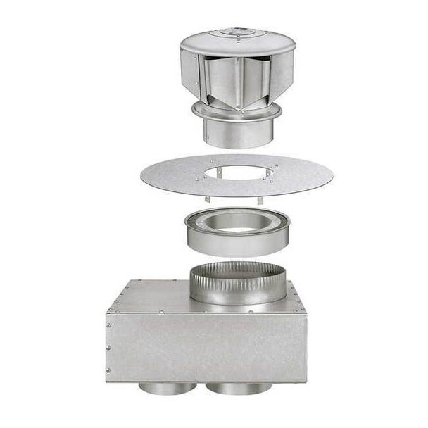 Dayton Horizontal Combustion Air Inlet Kit,5 In 32V264