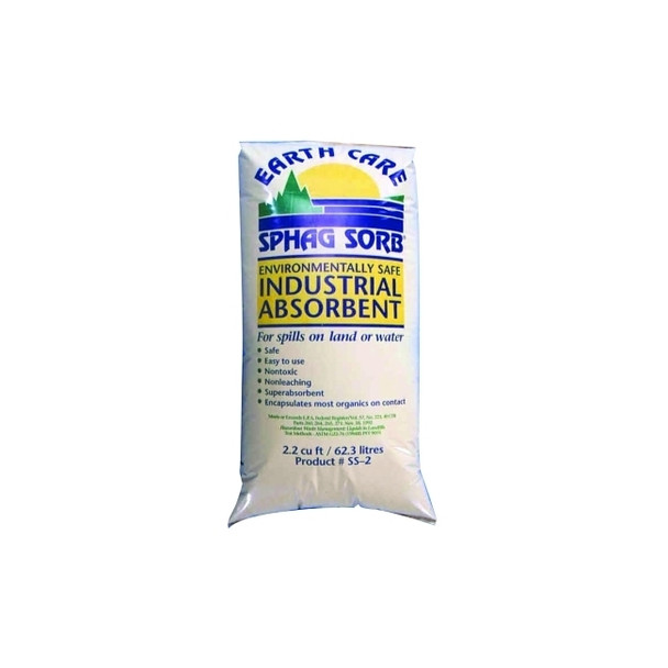 Industrial Absorbent, Absorbs 12 gal, 2.2 ft³ Coverage