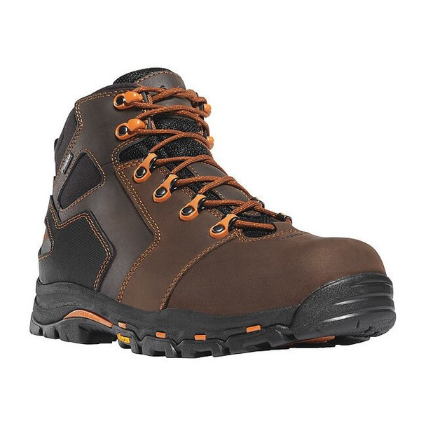 Men's 4 1/2 in Composite Toe Hiker Boot, Brown/Orange, 8, D, 13860