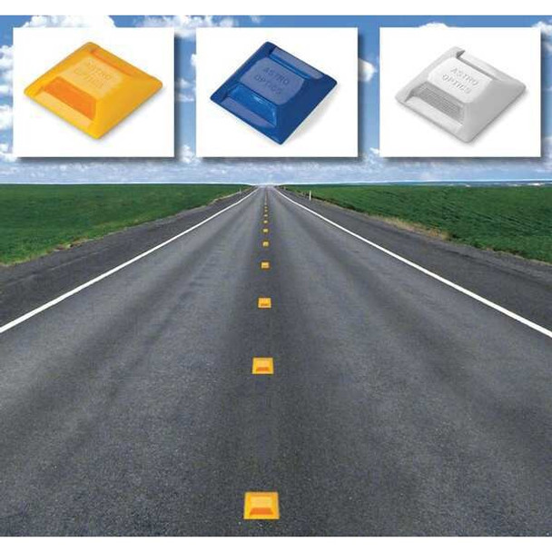 Tapco Pavement Marker,White,1 Way,4 In.,PK100 102236BXK