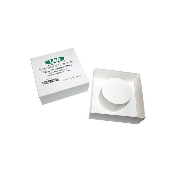 Labexact Glass Mic Filter,8.26cm Dia,1.5 um,PK100 12L003