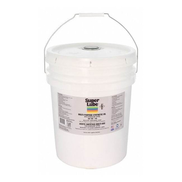 Super Lube 5 gal Pail, Hydraulic Oil, 118 ISO Viscosity, 85W SAE 51050