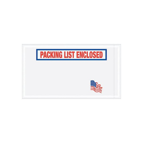 Manufacturer Varies PackingListEnvelopes,Bl/Rd/Wht,PK1000 PL512