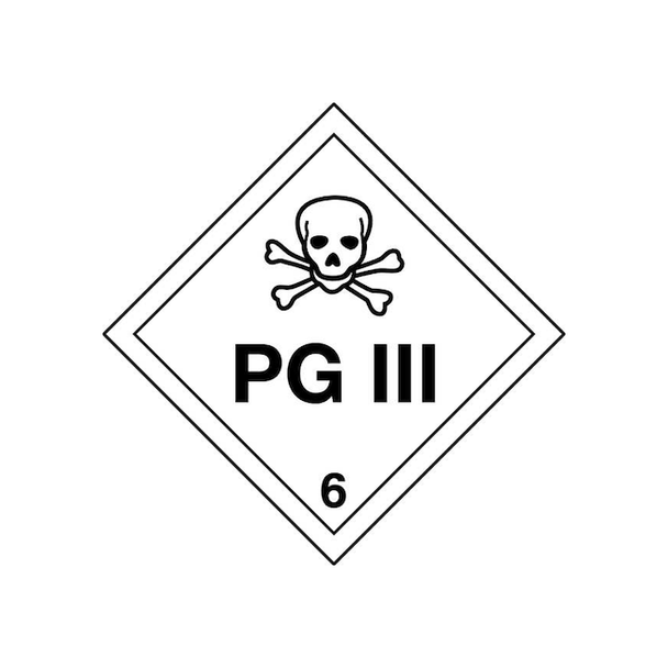 Stranco DOT Container Placard,10-3/4" W,PK10 DOTP-0105-V10