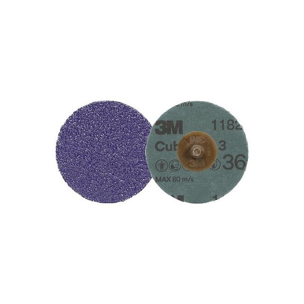 3m Cubitron Quick-Change Disc,Ceramic,2 in Dia.,PK50 7100332086