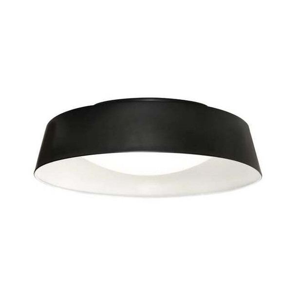 Afx RndLEDMnt,19.5in,5000K,4000lm,Blk/Wht DUNF20LAJUDBKWH