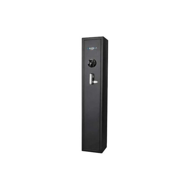 Rifle & Gun Safe, Biometric Lock, 66 lbs, 1.8 cu ft, Not Rated, (4) Rifles