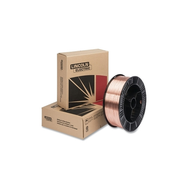 SuperArc® L-56® MIG Wire, 0.035 in dia, 33 lb Plastic Spool, Copper Coated Mild Steel
