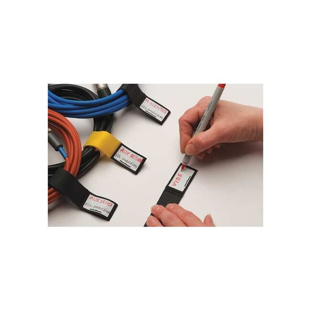 Rip-Tie Hook-and-Loop Cable Tie,6 in,Orange,PK10 H-06-010-O-WO