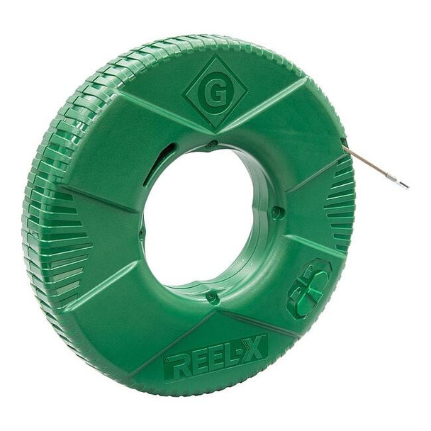 Greenlee Steel Fish Tape,Shape Flat,1/8" dia FTXS-125