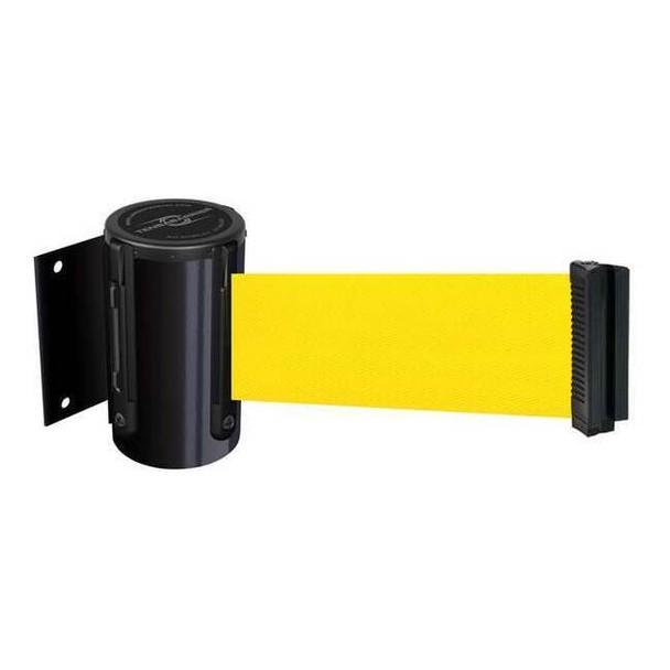 Tensabarrier Belt Barrier, Black,Belt Color Yellow 896-STD-33-MAX-NO-Y5X-C