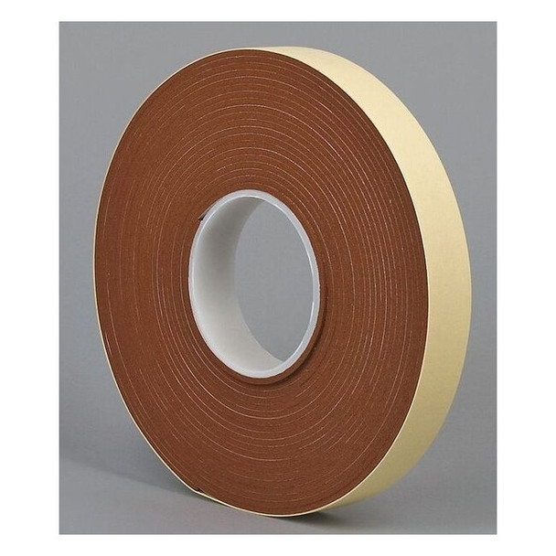 Tapecase Foam Tape, Orange, 10 yd L, 2 in W 15D309