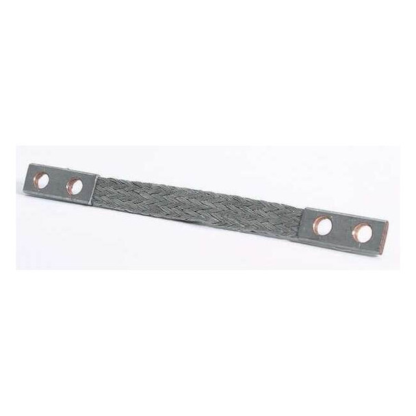 Burndy Braided Cable Sleeve, 0.44 in Inside Dia., 2 ft, Copper BD24