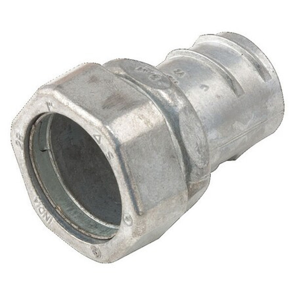 Raco EMT Coupling, 3/4 in, Compression, Zinc Alloy 1483